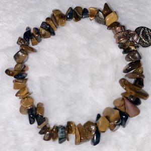 Brown Handmade Crystal Bracelet